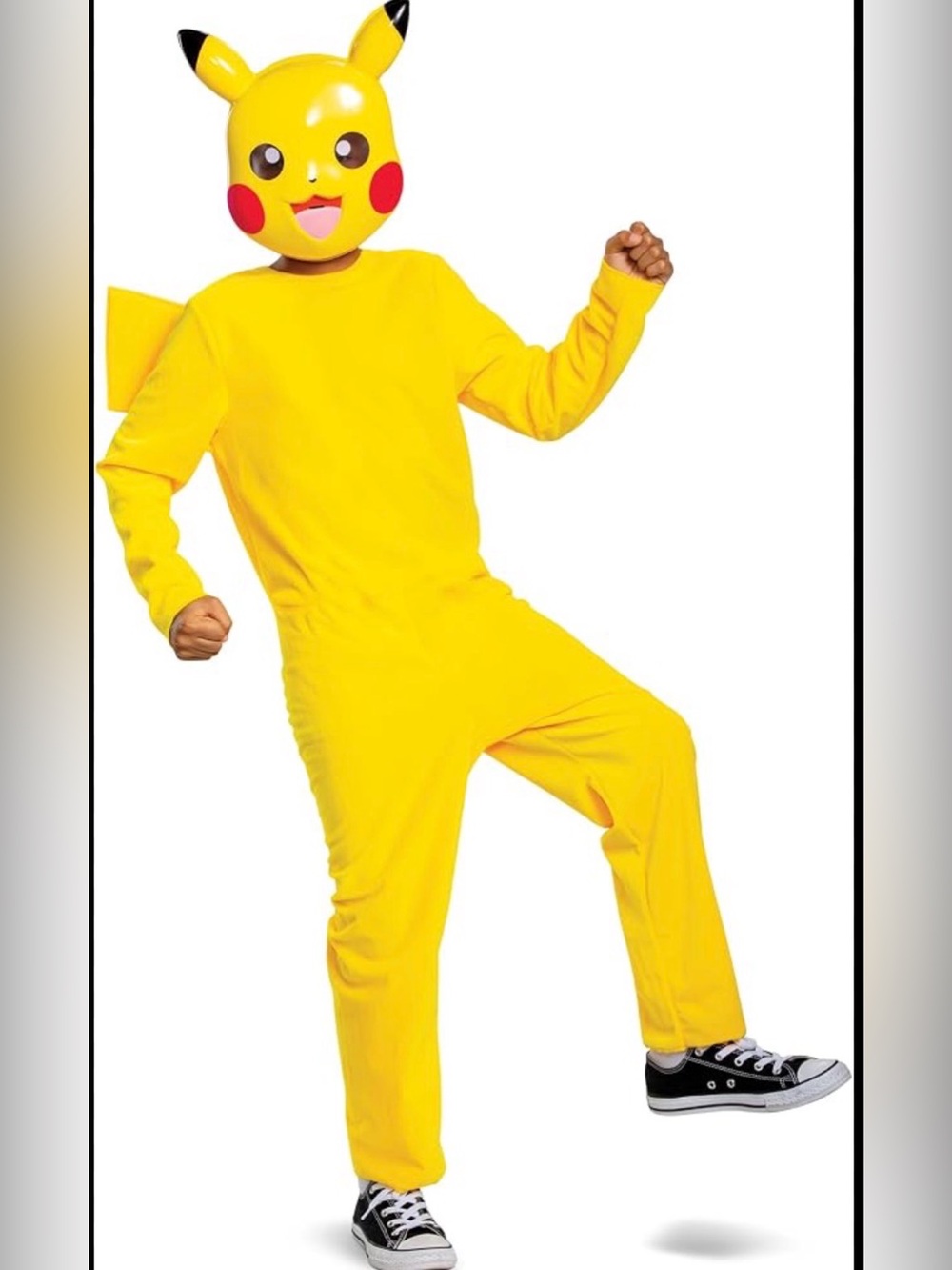 Pokémon Pikachu Costume with Face Mask